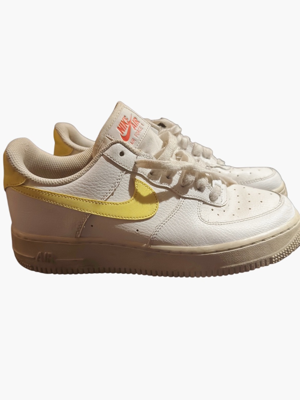 Nike Air Force 1 '07 "White Light Citron - Picture 3 of 13